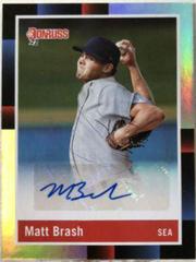 Matt Brash Baseball Cards 2022 Panini Donruss Retro 1988 Signatures Prices