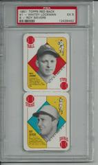 Whitey Lockman, Roy Sievers Baseball Cards 1951 Topps Red Back Prices