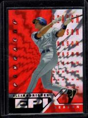 Alex Rodriguez [Season Orange] #E13 Baseball Cards 1998 Pinnacle Epix Prices