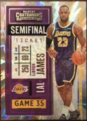 LeBron James [Semifinal Ticket] Basketball Cards 2020 Panini Contenders Prices