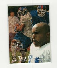 Tiki Barber [Row 0] #46 Football Cards 1997 Flair Showcase Prices