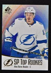 Alex Barre Boulet [Blue] Hockey Cards 2021 SP Authentic Top Rookies Prices