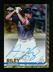 Austin Riley [Gold Wave Refractor] #RA-AR Baseball Cards 2019 Topps Chrome Rookie Autographs Prices