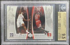 LeBron James, Michael Jordan #LJMJ8 Basketball Cards 2005 Upper Deck MJ, LJ Bonus Pack Prices