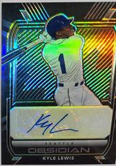 Kyle Lewis [Yellow] #O-KL Baseball Cards 2021 Panini Chronicles Obsidian Autographs Prices