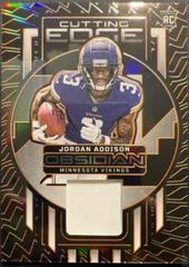 Jordan Addison #18 Football Cards 2023 Panini Obsidian Cutting Edge Memorabilia Prices