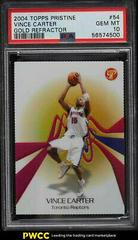 Vince Carter Refractor #54 Basketball Cards 2004 Topps Pristine Prices