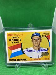 Frank Howard #TT47R Baseball Cards 2001 Topps Team Legends Autograph Prices