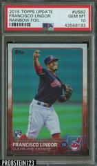 Francisco Lindor [Rainbow Foil] #US82 Baseball Cards 2015 Topps Update Prices