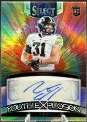 Jack Campbell [Tie Dye] #YS-JCA Football Cards 2023 Panini Select Draft Picks Youth Explosion Signatures Prices