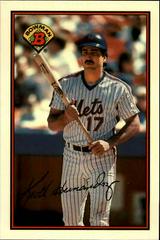 Keith Hernandez #385 Baseball Cards 1989 Bowman Tiffany Prices
