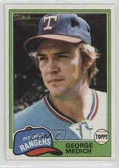 George Medich #702 Baseball Cards 1981 Topps Prices