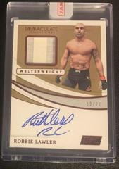 Robbie Lawler [Red] Ufc Cards 2021 Panini Immaculate UFC Memorabilia Autographs Prices