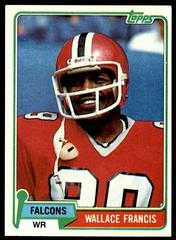 Wallace Francis Football Cards 1981 Topps Prices