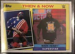 Mark Henry Wrestling Cards 2015 Topps Heritage WWE Then & Now Prices