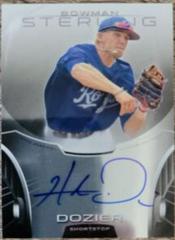 Hunter Dozier Baseball Cards 2013 Bowman Sterling Autograph Prospects Prices