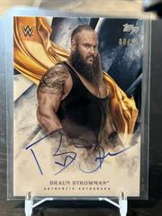 Braun Strowman [Blue] #A-BS Wrestling Cards 2019 Topps WWE Undisputed Autographs Prices