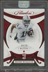 Henry Ruggs III #106 Football Cards 2020 Panini Flawless Prices