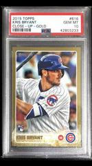 Kris Bryant [Close Up Gold] #616 Baseball Cards 2015 Topps Prices