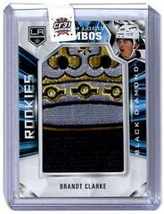 Brandt Clarke #RTL-BC Hockey Cards 2022 Upper Deck Black Diamond Rookie Team Logo Jumbo Patches Prices