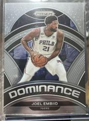 Joel Embiid [Silver] #12 Basketball Cards 2022 Panini Prizm Dominance Prices