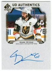 Mark Stone Hockey Cards 2021 SP Authentic UD Autographs Prices
