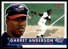 Garret Anderson #227 Baseball Cards 2001 Fleer Tradition Prices