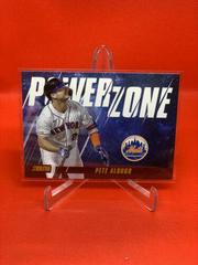 Pete Alonso [Orange] #PZ-10 Baseball Cards 2022 Stadium Club Power Zone Prices