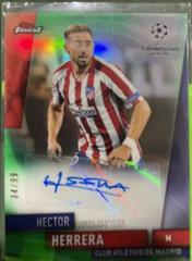 Hector Herrera [Green Wave Refractor] Soccer Cards 2019 Finest UEFA Champions League Autographs Prices