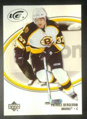 Patrice Bergeron Hockey Cards 2005 Upper Deck Ice Prices