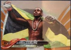 Aljamain Sterling [Orange] Ufc Cards 2018 Topps UFC Chrome Prices