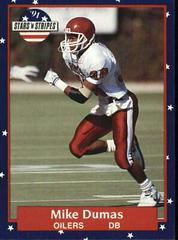 Mike Dumas #125 Football Cards 1991 Fleer Stars and Stripes Prices