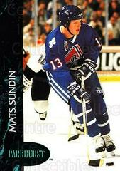 Mats Sundin Hockey Cards 1992 Parkhurst Prices