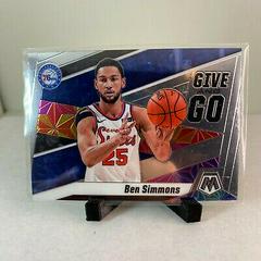Ben Simmons #2 Basketball Cards 2019 Panini Mosaic Give and Go Prices