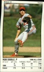 Rob Dibble #128 Baseball Cards 1991 Panini Stickers Prices