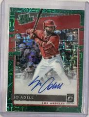Jo Adell [Green Mojo] Baseball Cards 2020 Panini Donruss Optic Rated Prospects Signatures Prices