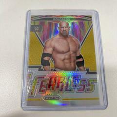Goldberg [Gold Prizm] Wrestling Cards 2022 Panini Prizm WWE Fearless Prices