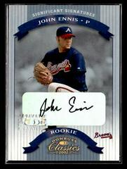 John Ennis [Significant Signatures] #127 Baseball Cards 2002 Donruss Classics Prices
