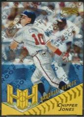 Chipper Jones [Artist's Proof] Baseball Cards 1996 Pinnacle Starburst Prices