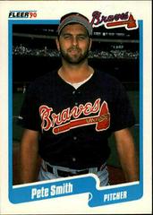 Pete Smith #594 Baseball Cards 1990 Fleer Prices