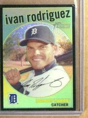 Ivan Rodriguez [Black Border Refractor] #C28 Baseball Cards 2008 Topps Heritage Chrome Prices