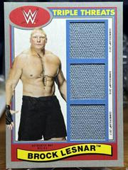Brock Lesnar [Silver] #SMR-BL Wrestling Cards 2018 Topps WWE SummerSlam Mat Relics Prices