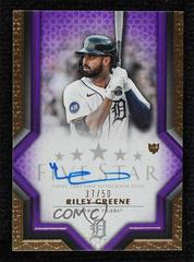 Riley Greene [Purple Silver] #SS-RG Baseball Cards 2023 Topps Five Star Signature Prices