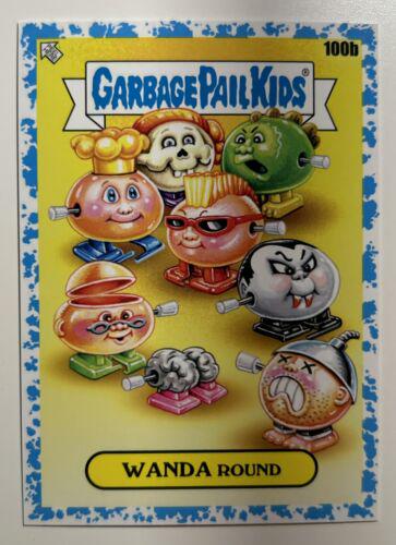 Wanda Round [Blue] #100b Garbage Pail Kids at Play