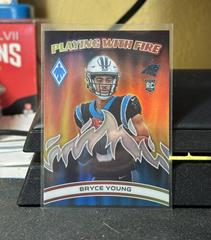 Bryce Young [Silver] #PWF-1 Football Cards 2023 Panini Phoenix Playing with Fire Prices