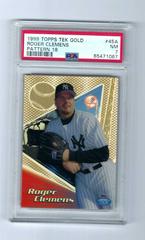 Roger Clemens [Pattern 18] #45A Baseball Cards 1999 Topps Tek Gold Prices