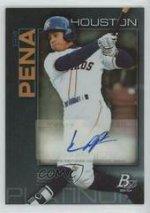 Jeremy Pena [Autograph] Baseball Cards 2020 Bowman Platinum Top Prospects Prices