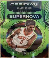 Jalen Green [Green] #10 Basketball Cards 2021 Panini Obsidian Supernova Prices