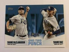Shane McClanahan, Shane Baz [Blue] #12P-7 Baseball Cards 2023 Topps One Two Punch Prices