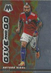 Arturo Vidal #4 Soccer Cards 2021 Panini Mosaic Road to FIFA World Cup Give and Go Prices